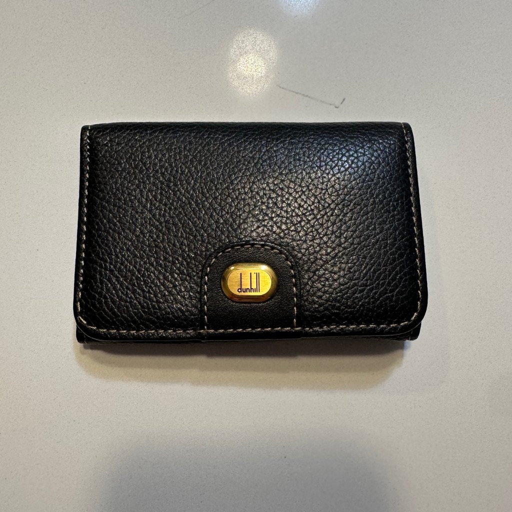 Alfred Dunhill Minimalist Trifold Key Wallet | Black
